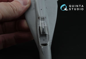 Quinta Studio QC72002 MiG-29 vacuformed clear canopy 2 pcs (for 7278, 7309 Zvezda kit) 1/72 – imagen 4