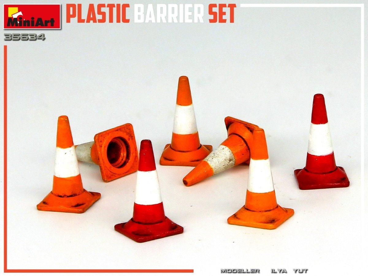 MiniArt 35634 PLASTIC BARRIER SET 1/35 – immagine 4