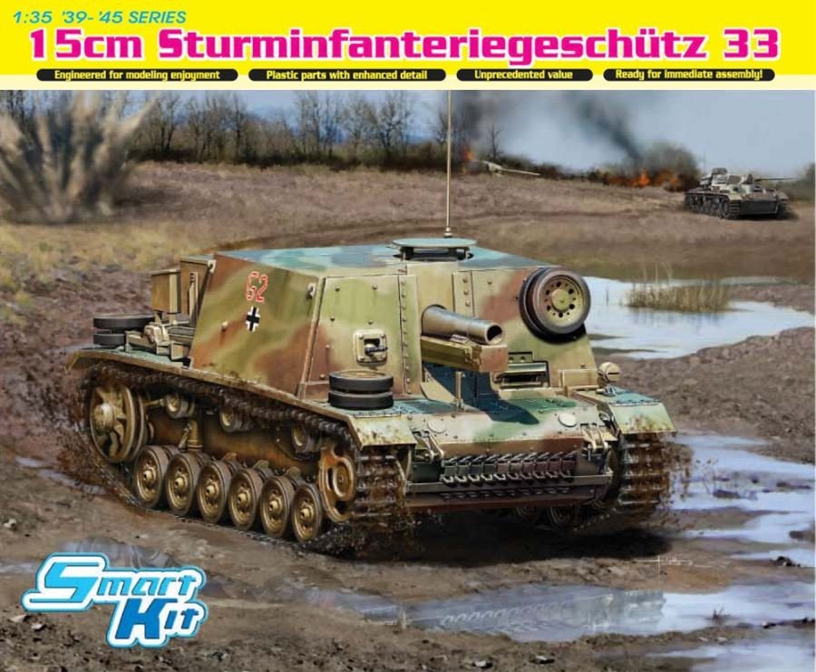 Dragon 6749 15cm Sturminfanteriegeschutz 33 1/35