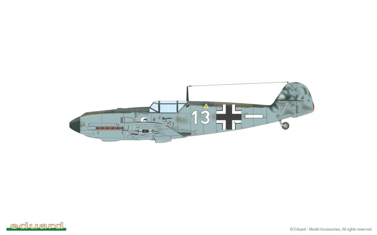 Eduard 7032 Bf 109E-3 ProfiPACK edition 1/72 – immagine 14