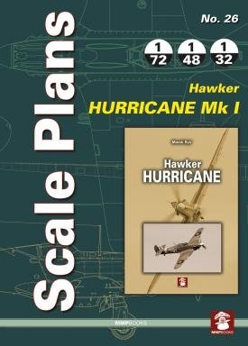 Plans à l&amp;#39;échelle MMP Books 78869 n° 26 Hawker Hurricane Mk I EN