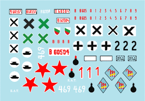 Star Decals 35-C1040 StuG III de l&amp;#39;Axe/Europe de l&amp;#39;Est (2) 1/35 – image 3