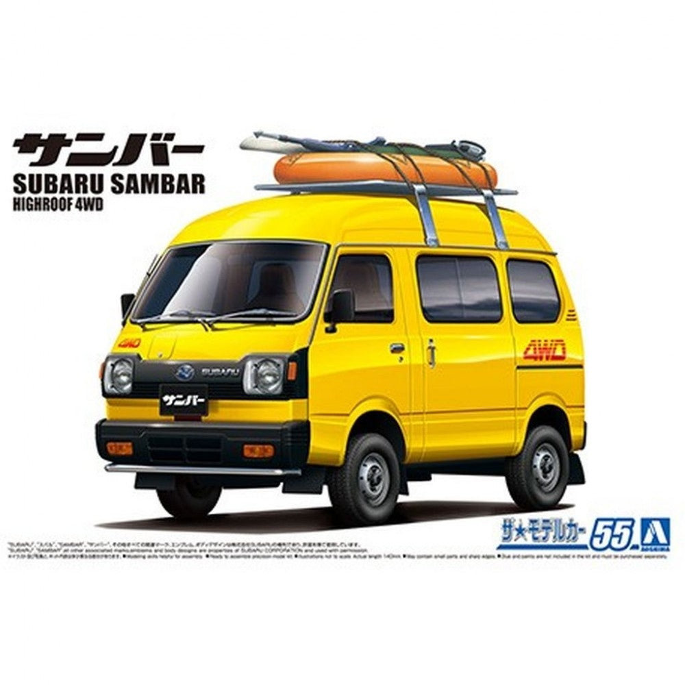 Aoshima 06389 Subaru K88 Sambar High Roof 4WD '805 1/24