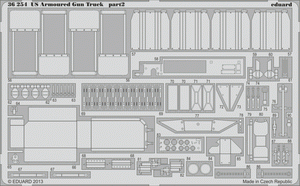 Eduard 36254 US Armoured Gun Truck ITALERI 1/35 – immagine 2