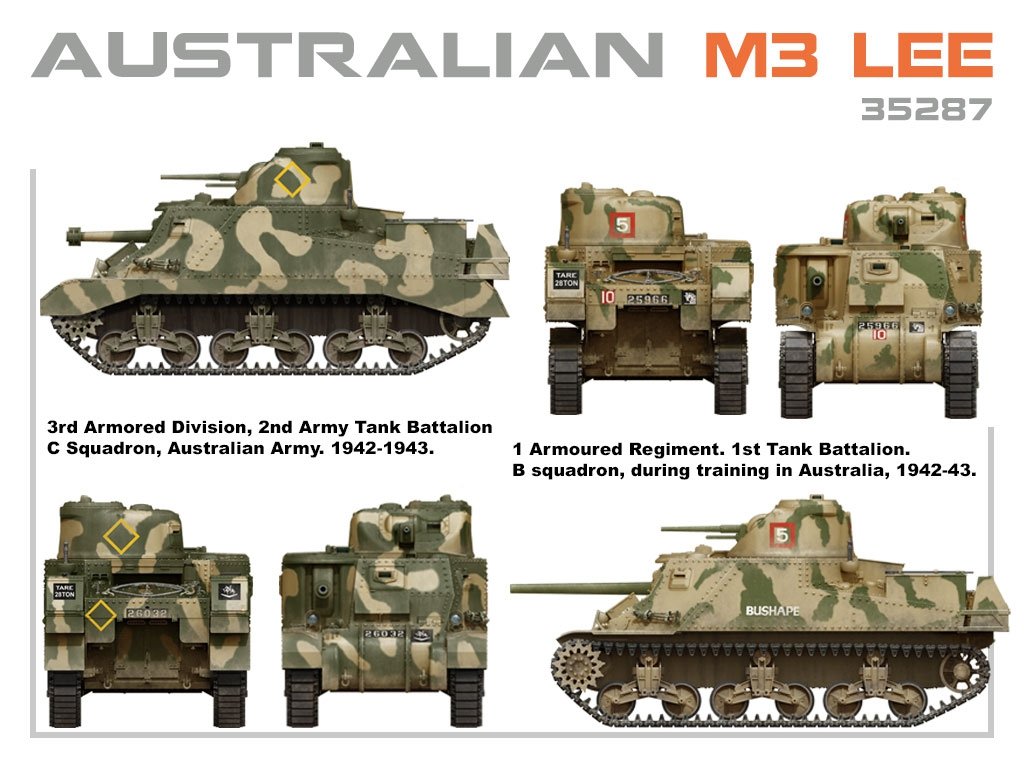 MiniArt 35287 AUSTRALIAN M3 LEE. INTERIOR KIT 1/35 – imagen 2