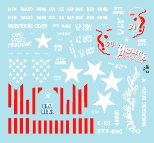 Star Decals 35-C1197 Vietnam Gun Trucks 4 1/35 – immagine 3