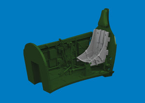 Eduard 6481065 P-40 seat w/ integral belts Type 2 PRINT Eduard 1/48 – immagine 3