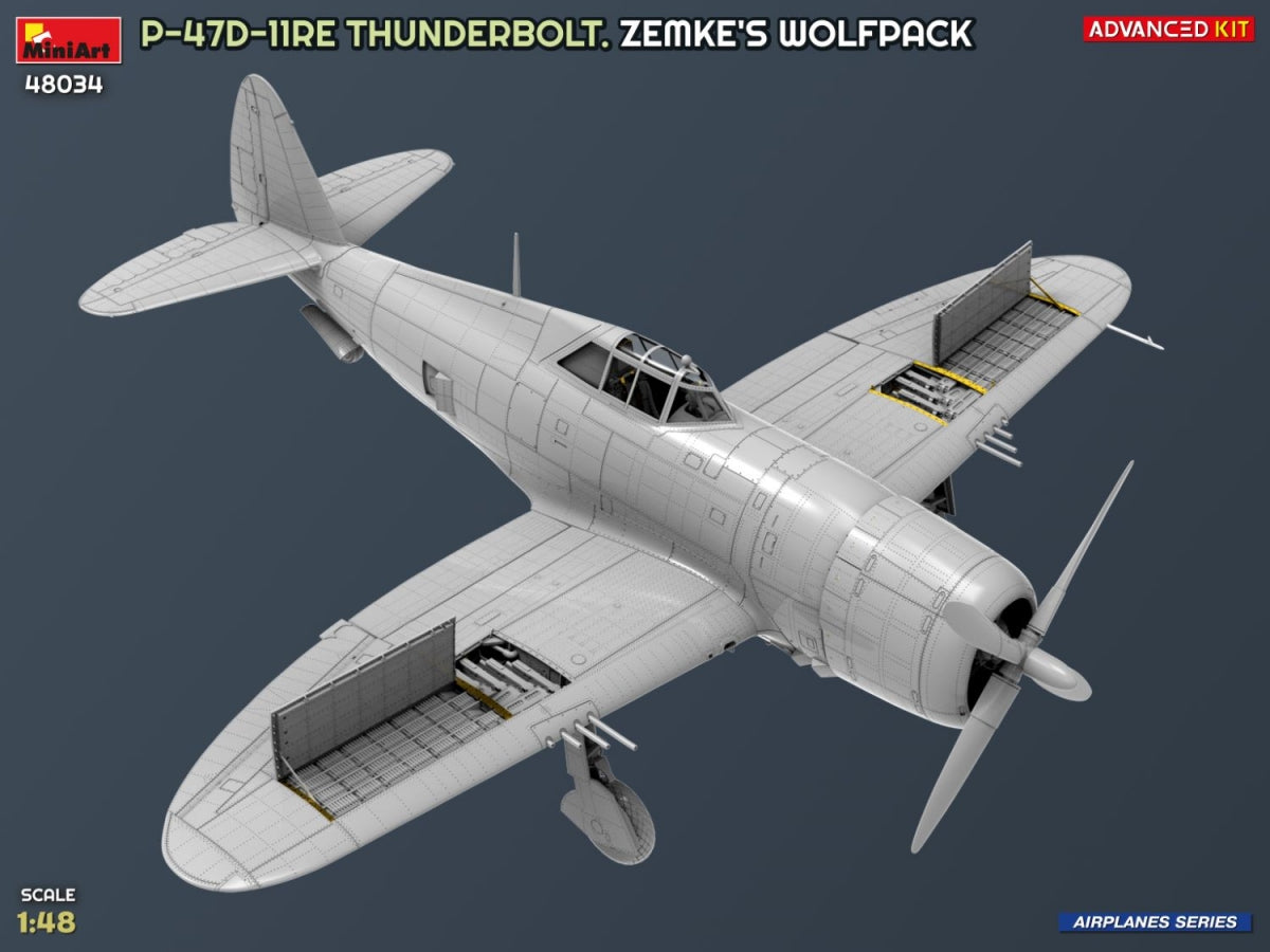MiniArt 48034 P-47D-11RE Thunderbolt. Zemke&amp;#39;s Wolfpack. Advanced Kit 1/48 – imagen 2