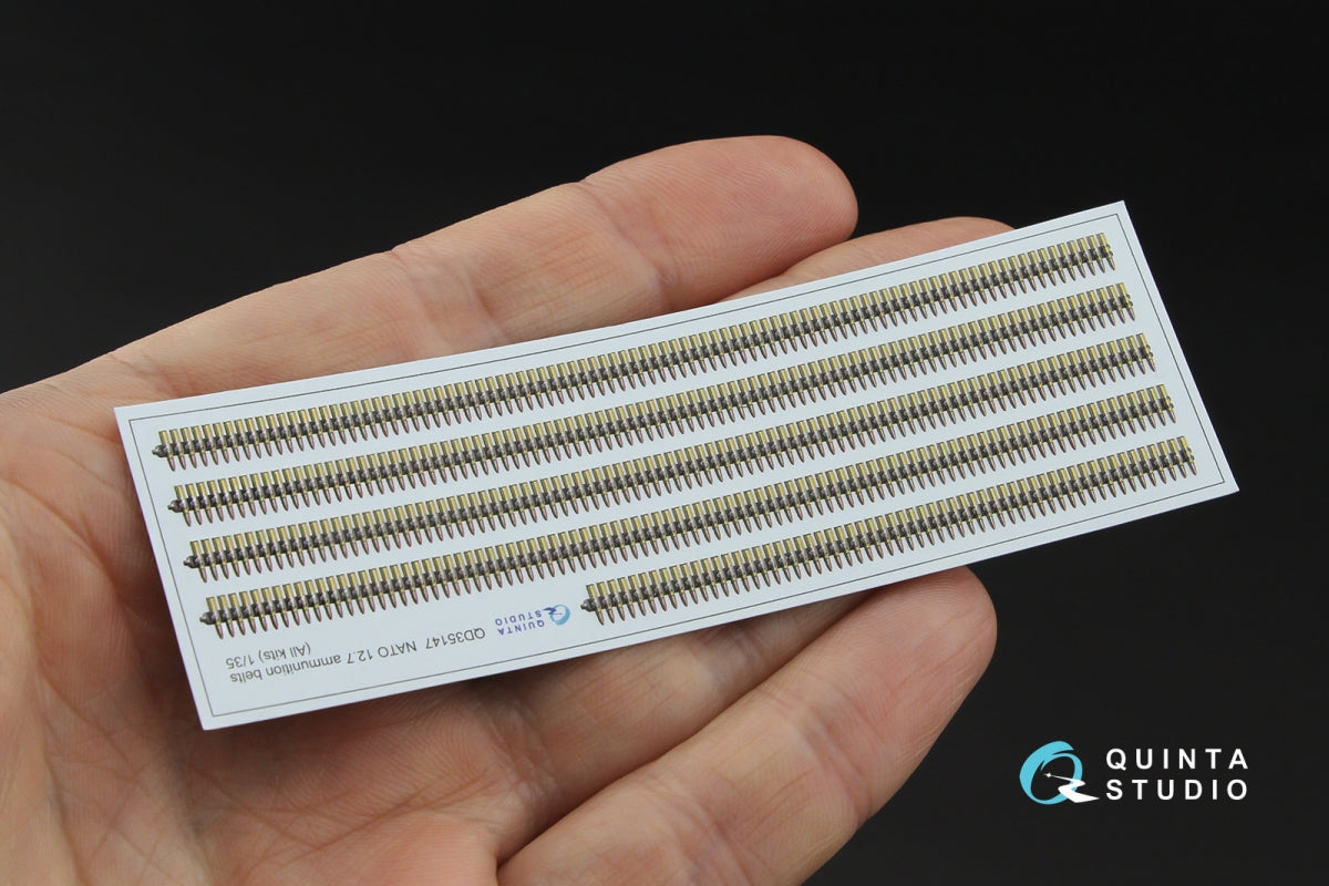 Quinta Studio QD35147 NATO 12.7 ammunition belts (All kits) 1/35 – Bild 3