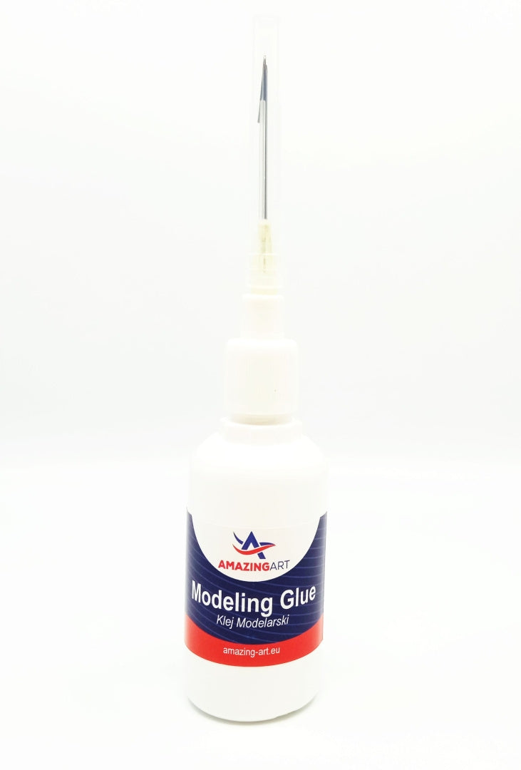 Colle à modeler Amazing Art 40191 pour aiguilles en plastique 30 ml
