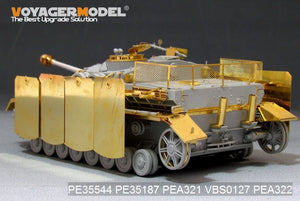 Voyager Model PEA321 WWII German StuG.IV Pivot-Mounting Swinging Type Hull Side Armour Skirts (For DRAGON) 1/35 – immagine 10