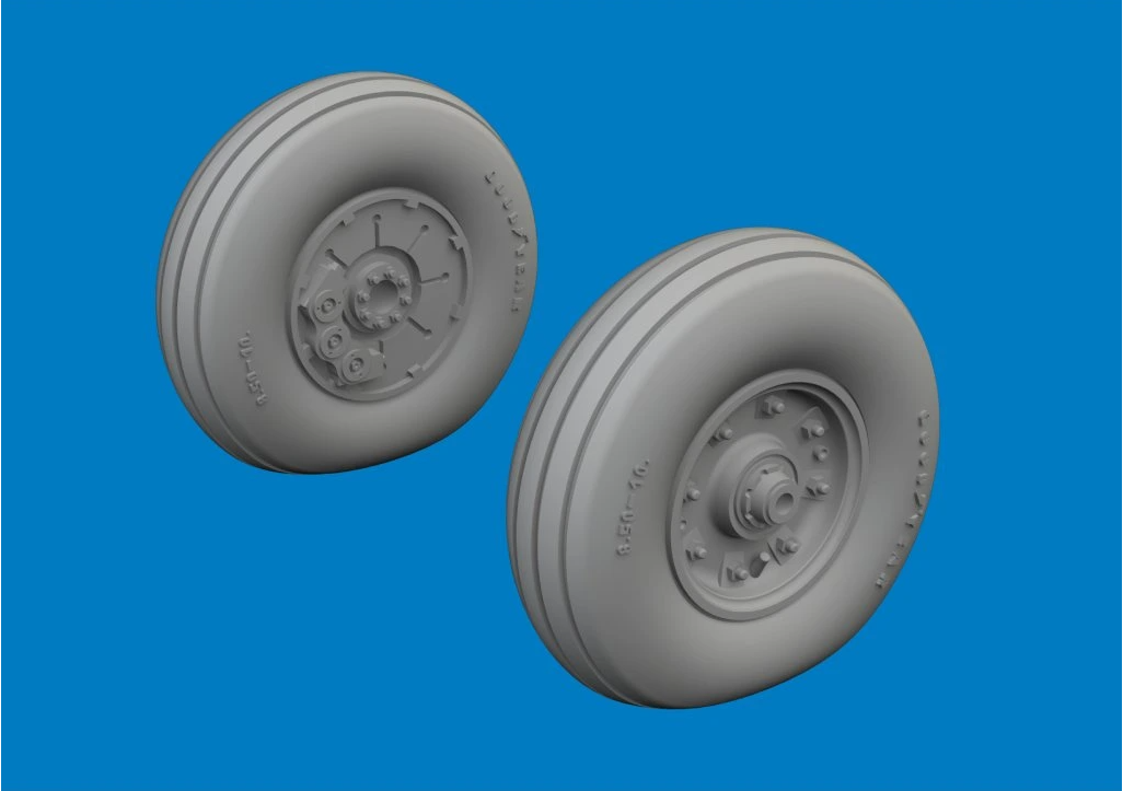 Eduard 672393 Chinook HC.1 wheels AIRFIX 1/72 – immagine 3