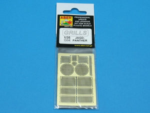 Aber 35G04 Grilles for german self-propelled gun Jagdpanther 1/35 – immagine 4