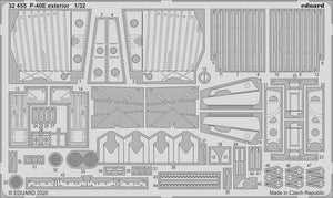 Eduard BIG33123 P-40E partie II pour Trumpeter 1/32 – image 4