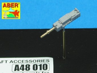 Aber A48 010 Set of 2 barrels for German aircraft 30mm machine cannons MK 108 with blast tube 1/48 – zdjęcie 4