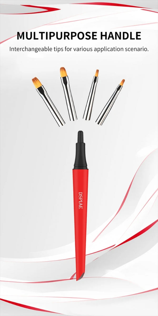DSPIAE PT-FB Phoenix Plume Interchangeable Fine Detailing Brush Handle / Phoenix Plume Wymienny uchwyt pędzla do precyzyjnych detali – immagine 8