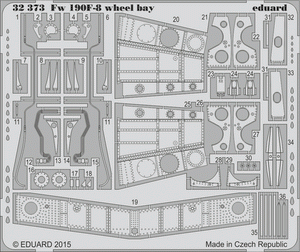Eduard 32373 Fw 190F-8 baie de train d&amp;#39;atterrissage 1/32 REVELL