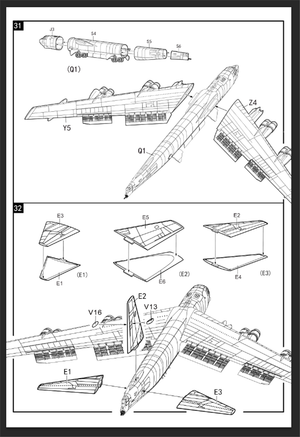 Modelcollect UA72200 B-52H U.S. Stratofortress strategic Bomber 1/72 – immagine 37