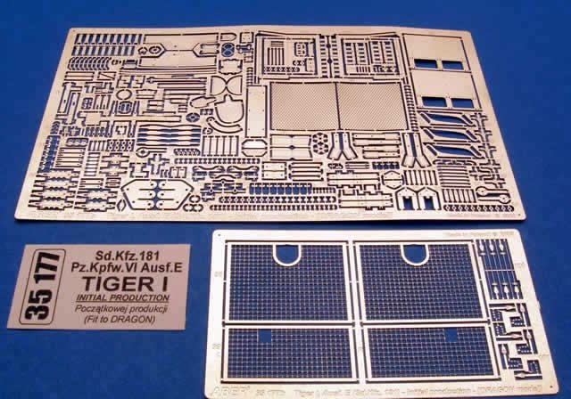 Aber 35177 Sd.Kfz.VI Ausf.E Tiger I, production initiale (1/35)