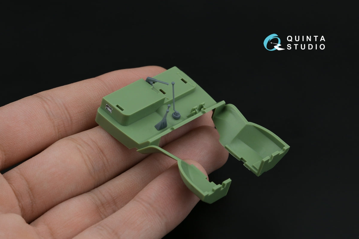 Quinta Studio QD+48568 URAL 4320 3D-Printed &amp;amp; coloured Interior on decal paper (KittyHawk/Zimi model) (with 3D-printed resin parts) 1/48 – Bild 8