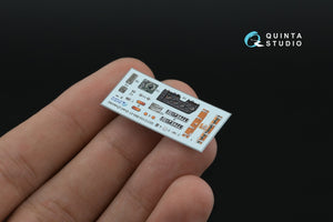 Quinta Studio QD72159 BM-21 Grad 3D-Printed coloured Interior on decal paper (Zvezda) 1/72 – immagine 6