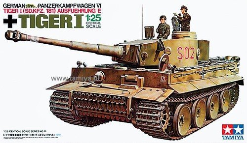 Tamiya 30611 Pz.Kpfw. VI Tiger I Ausfuhrung E 1/25