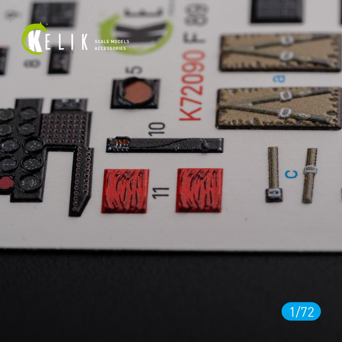 KELIK K72090 F-89 D/J Scorpion interior 3D decals for Revell kit 1/72 – zdjęcie 8