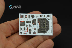 Quinta Studio QDS-32004 P-51D (Late) 3D-Printed coloured Interior on decal paper (Tamiya) (small version) 1/32 – Bild 3