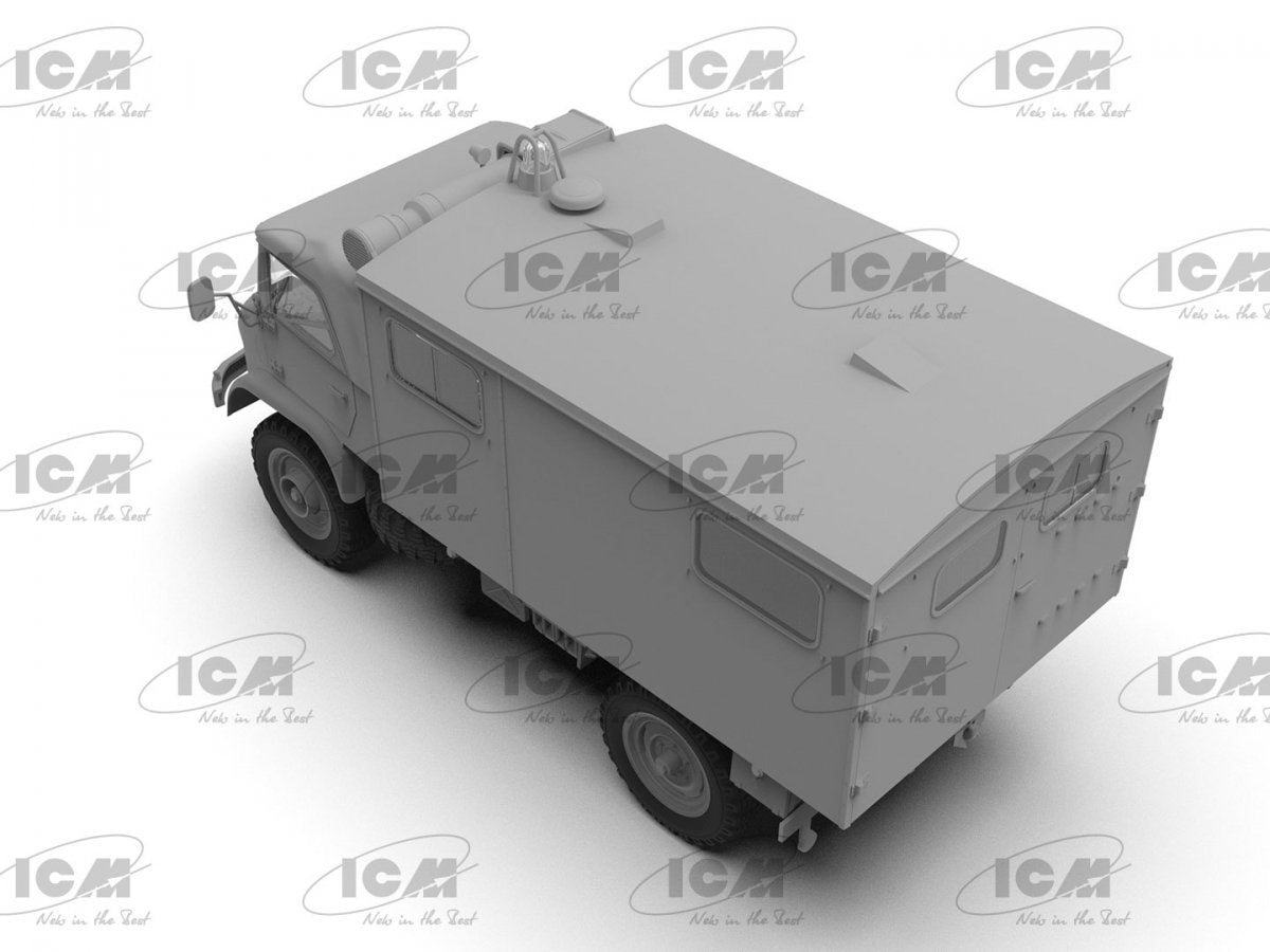 ICM 35138 Unimog S 404 Krankenwagen German Military Ambulance 1/35 – zdjęcie 15