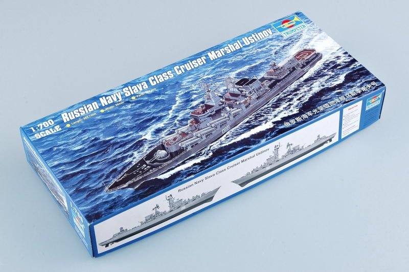 Trumpeter 05722 Russian Navy Marshal Ustinov 1/700 – zdjęcie 3