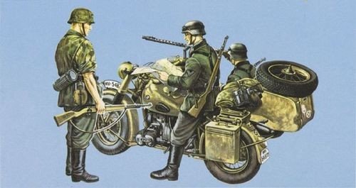 Italeri 0315 BMW R75 with Sidecar 1/35