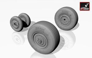 Armory Models AW72018 Mikoyan МiG-23BM, MiG-27,27M,D,K wheels 1/72 – immagine 3