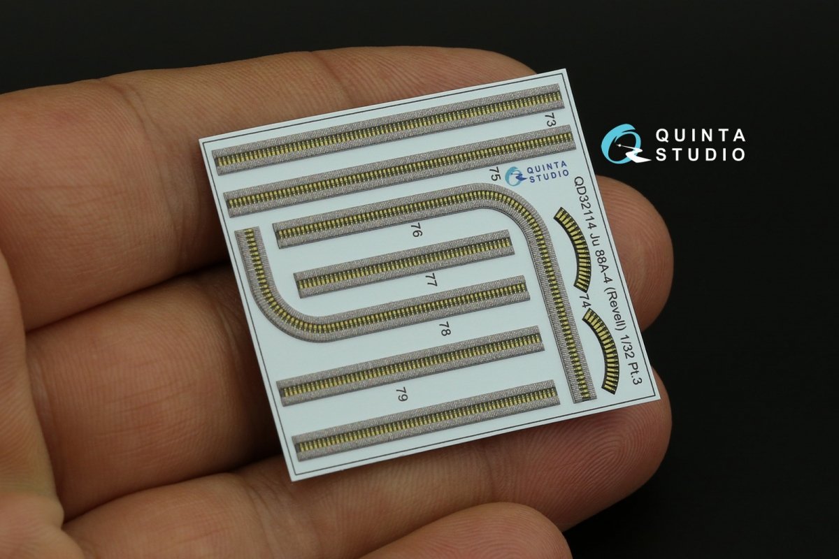 Quinta Studio QD32114 Ju 88A-4 3D-Printed &amp;amp; coloured Interior on decal paper ( Revell ) 1/32 – Bild 12