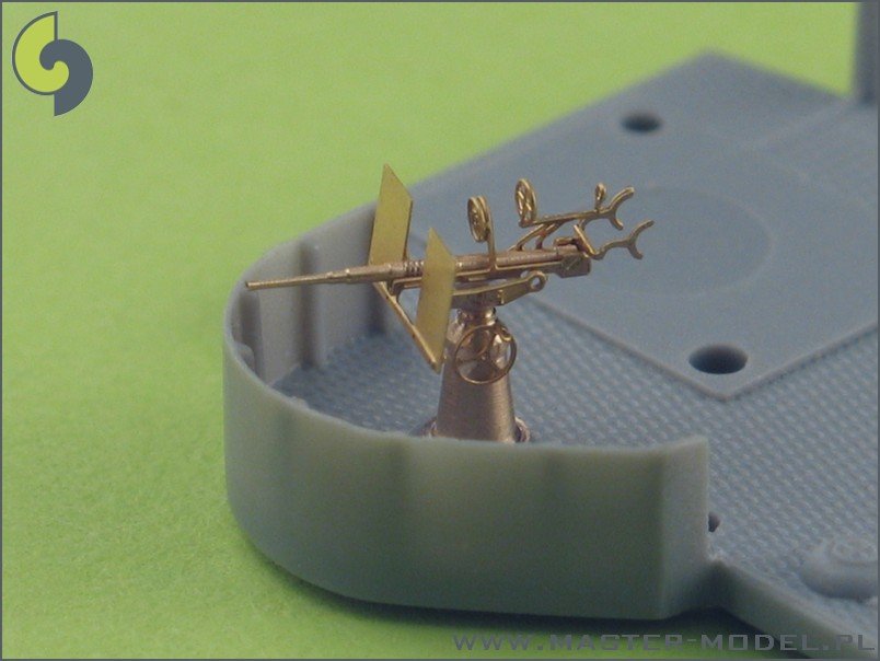 Master SM-350-050 Oerlikon 20mm USN type - complete three dimensional gun, turned and etched elements (20pcs) – image 9