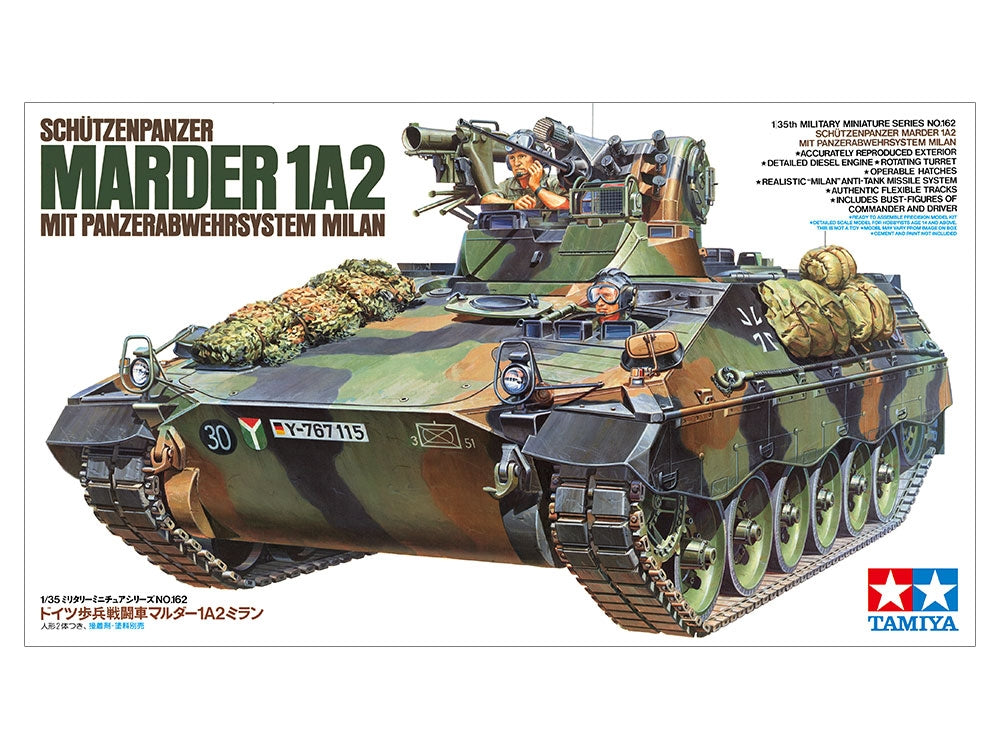Tamiya 35162 German ICV Marder 1A2 with Milan 1/35 – immagine 2