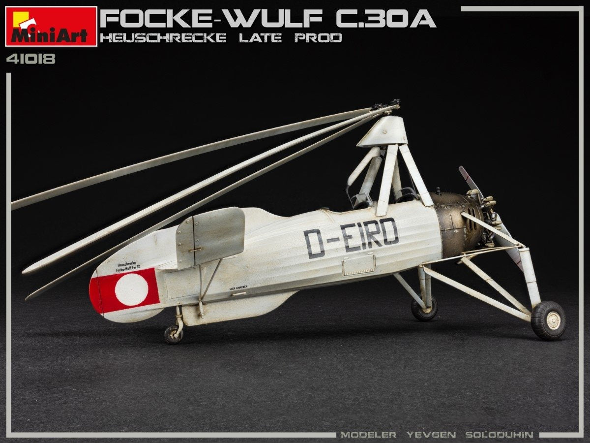 MiniArt 41018 FOCKE-WULF FW C.30A HEUSCHRECKE. LATE PROD 1/35 – Bild 4