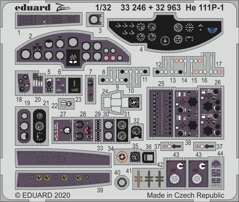 Eduard 33246 He 111P-1 for REVELL 1/32