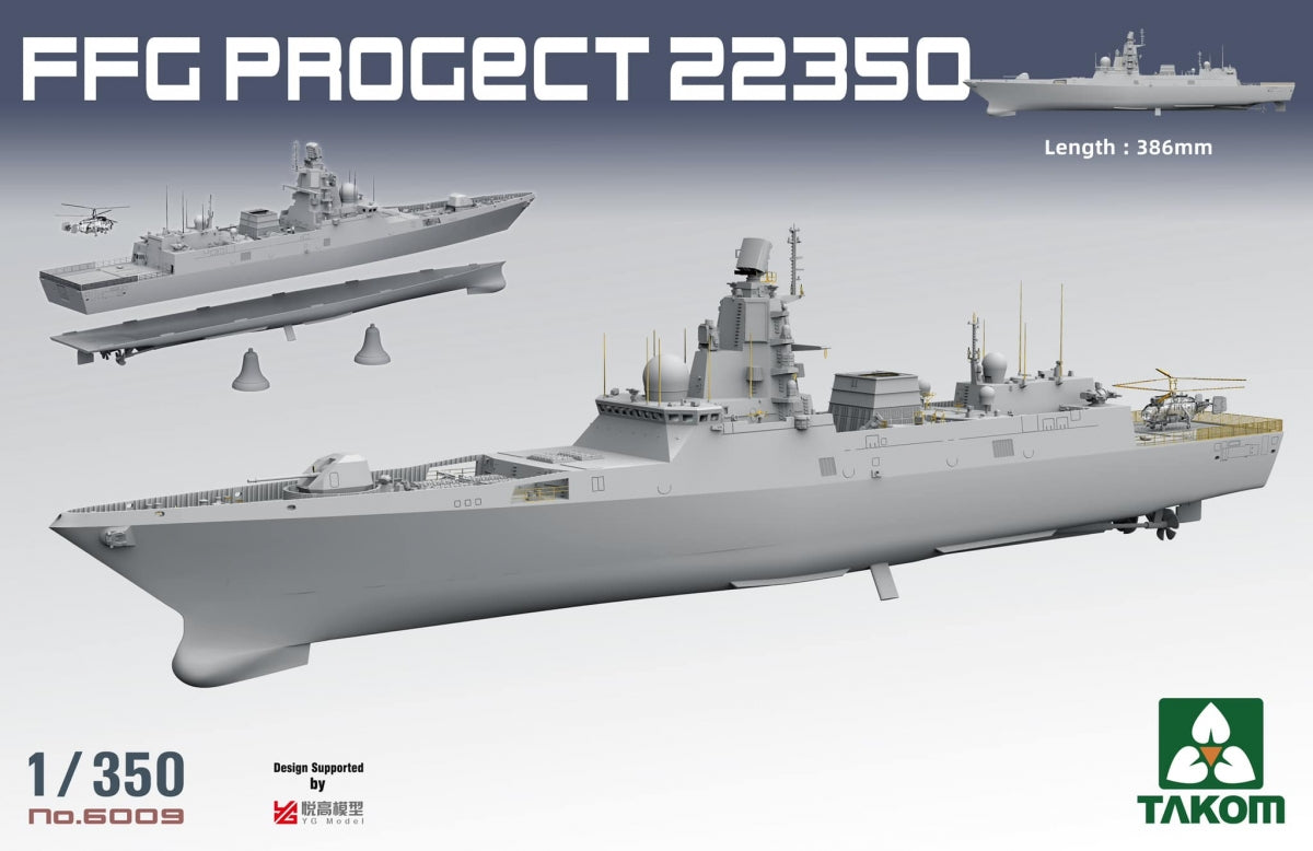 Takom 6009 Admiral Gorshkov-class frigate FFG Project 22350 1/350 – imagen 2