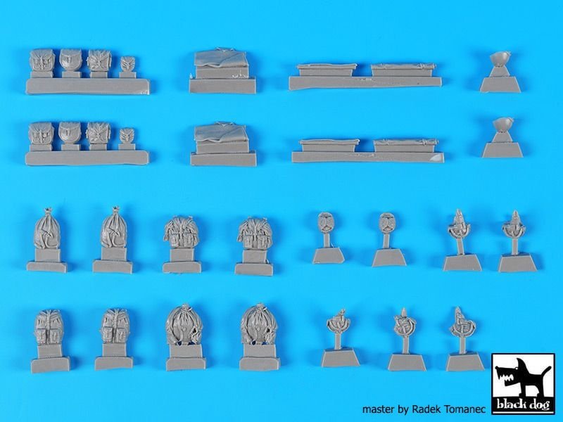 Ensemble d&amp;#39;accessoires d&amp;#39;équipement de l&amp;#39;armée russe de la Seconde Guerre mondiale Black Dog T35225, échelle 1/35  – image 3