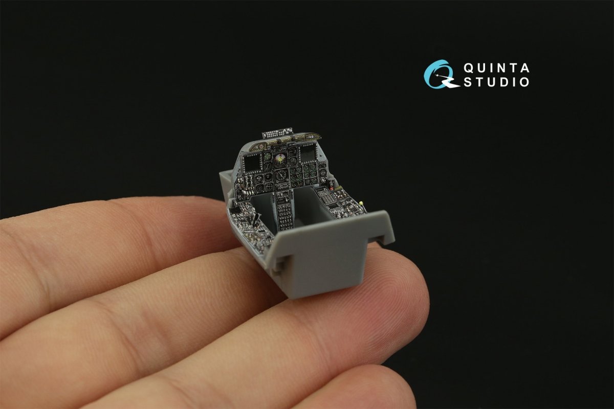 Quinta Studio QDS-48361 A-10C 3D-Printed &amp;amp; coloured Interior on decal paper (Hobby Boss) (Small version) 1/48 – immagine 10