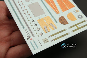 Quinta Studio QD32060 Fokker Dr.1 3D-Printed &amp;amp; coloured Interior on decal paper (for Roden kit) 1/32 – immagine 3