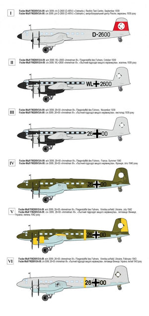 Roden 343 Focke Wulf FW200V3/A-09 Immelman III 1/144 – immagine 3