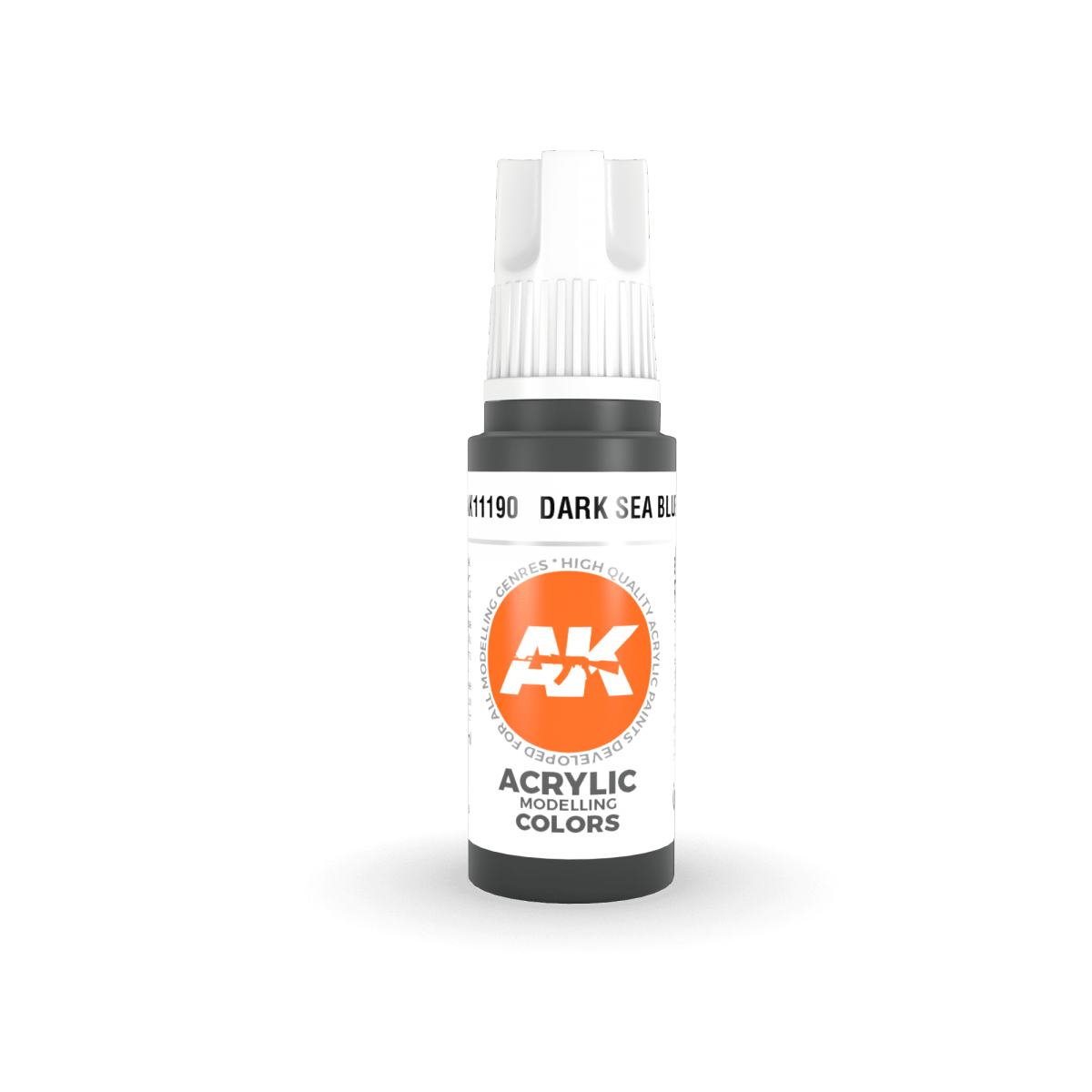 AK Interactive AK11190 DARK SEA BLUE – STANDARD 17ml – immagine 2