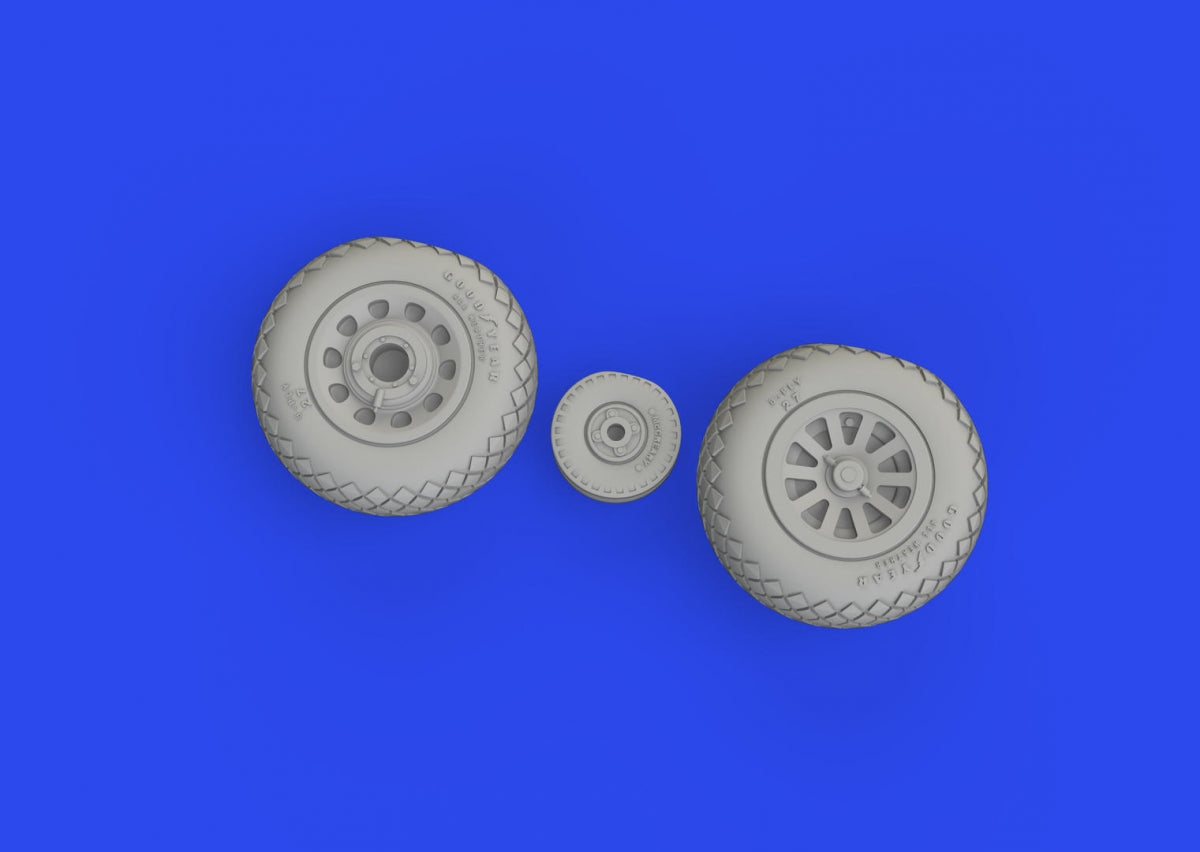 Eduard 672366 P-51D wheels diamond tread EDUARD 1/72 – zdjęcie 3