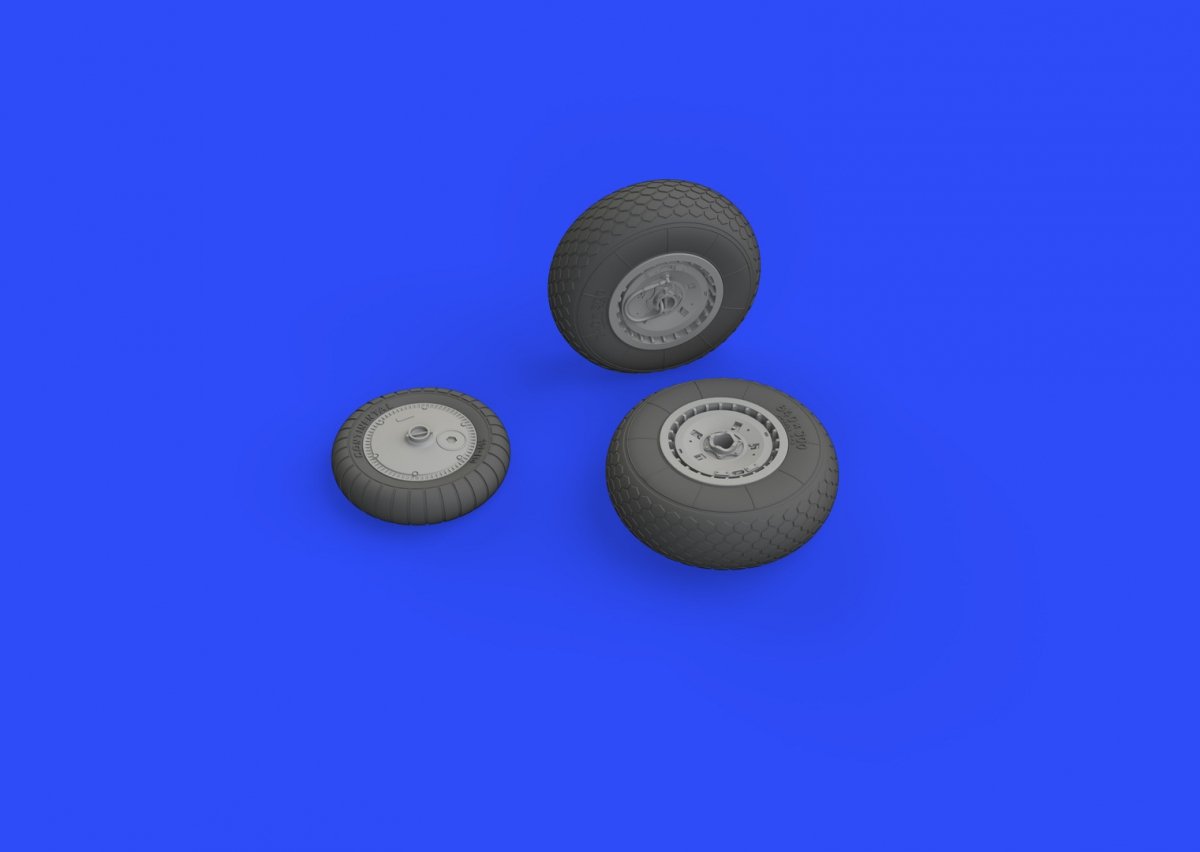 Eduard 632100 Me 262 wheels REVELL 1/32 – zdjęcie 2