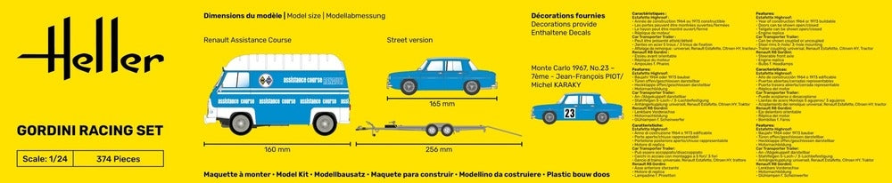 Heller 50328 Gordini Racing Set 1/24 – imagen 5