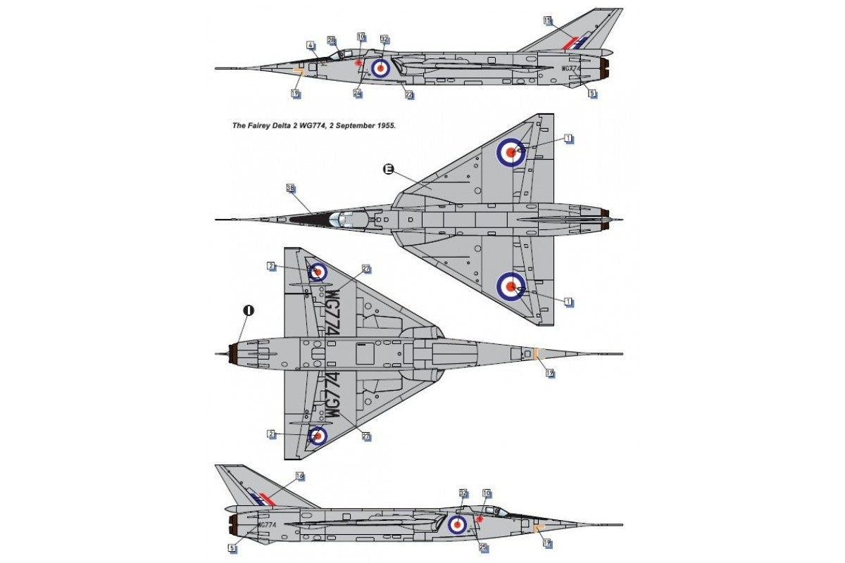 Dora Wings 72009 Fairey Delta 2 British supersonic research aircraft 1/72 – immagine 6