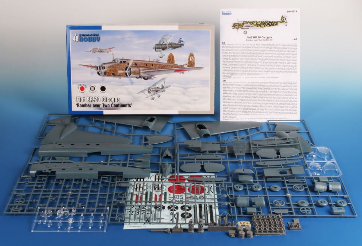 Special Hobby 48229 Fiat BR.20 Cicogna &amp;#39;Bomber Over Two Continents&amp;#39; 1/48 – immagine 2