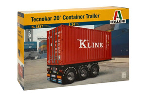 Italeri 3887 TECNOKAR 20 CONTAINER TRAILER 1/24 – immagine 2