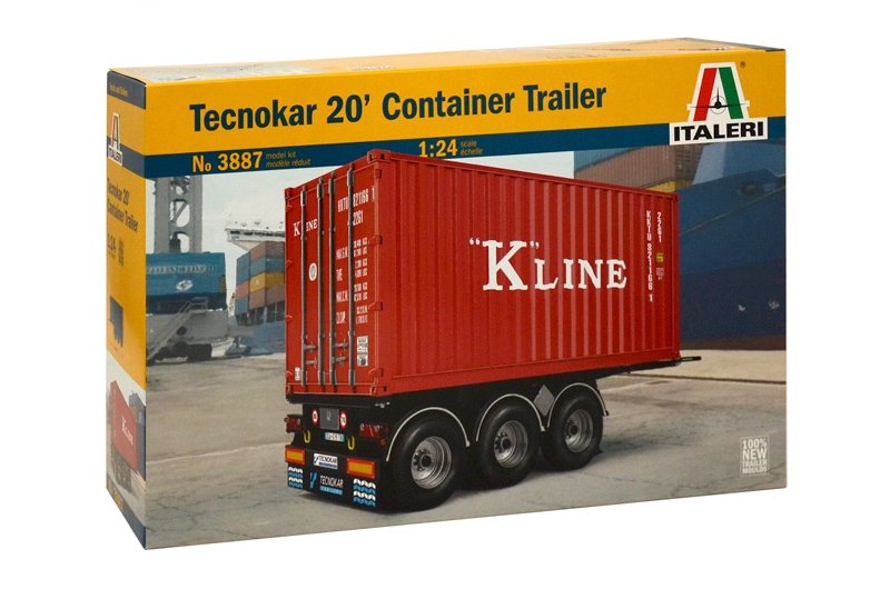 Italeri 3887 TECNOKAR 20 CONTAINER TRAILER 1/24 – immagine 2